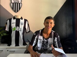CFC Tietê/SP oficializa contrato profissional de joia da base Miguel Davi