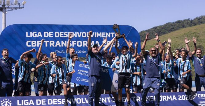 Grêmio conquista título inédito da Liga Desenvolvimento Sub-13