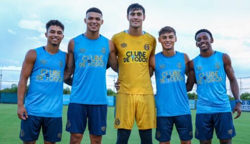 Grêmio/RS oficializa promoção de cinco joias da base ao elenco profissional