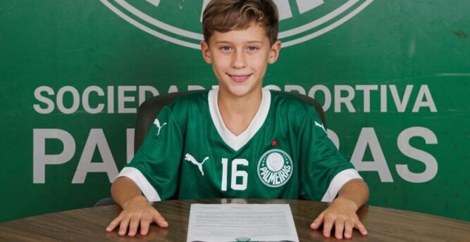 Palmeiras aposta em destaque paraibano de apenas 9 anos