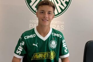 Palmeiras assina primeiro contrato profissional de Guilherme Kerchner