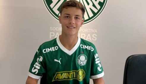Palmeiras assina primeiro contrato profissional de Guilherme Kerchner