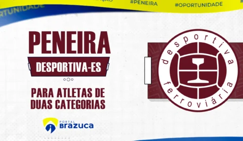 PENEIRA: Desportiva/ES busca atletas para duas categorias