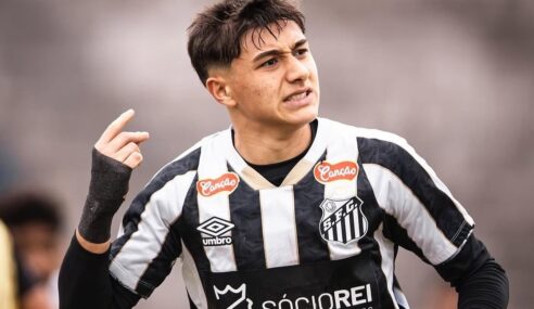 Promessa do Santos vive destaque e projeta jogar com Neymar