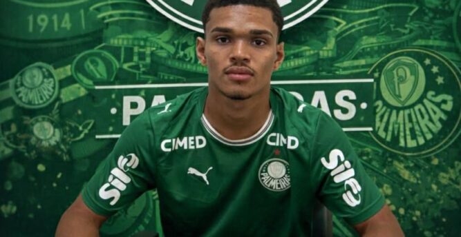 Treze/PB acerta empréstimo de zagueiro da base ao Palmeiras