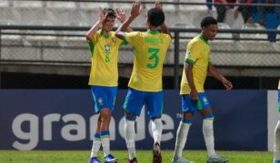 Brasil estreia com goleada e atropela Bolívia no Sul-Americano Sub-17