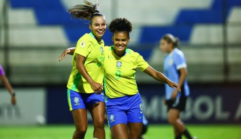 Brasil vence Uruguai em jogo movimentado e assume liderança no Sul-Americano sub-17
