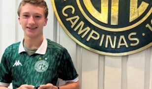 Guarani/SP oficializa primeiro contrato profissional de Enrico Marotto