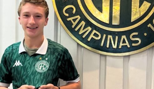 Guarani/SP oficializa primeiro contrato profissional de Enrico Marotto