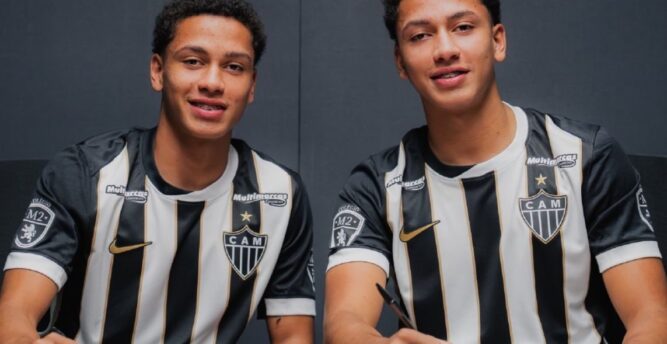 Atlético/MG renova contratos dos gêmeos Samuel e Vinicius Rodrigues até 2030