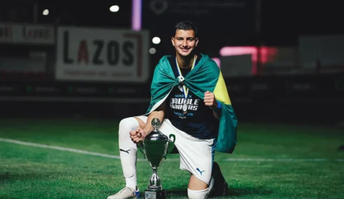 Com 17 anos, Lucca Paulino conquista títulos e ganha destaque na base do futebol europeu