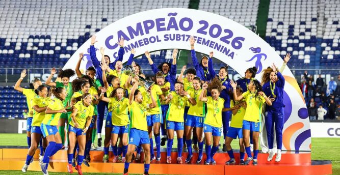 Com emoção e revelações, Brasil leva hexa do SUl-Americano Feminino Sub-17: conheça as campeãs