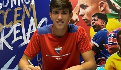 Fábio Vilar firma primeiro vínculo profissional com o Fortaleza