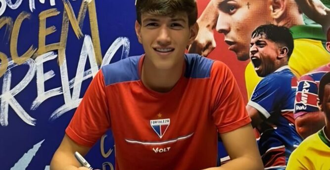 Fábio Vilar firma primeiro vínculo profissional com o Fortaleza