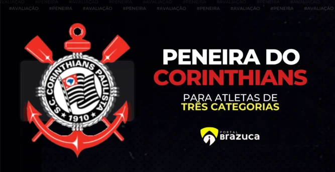 PENEIRA: Corinthians faz seletiva em busca de atletas para três categorias