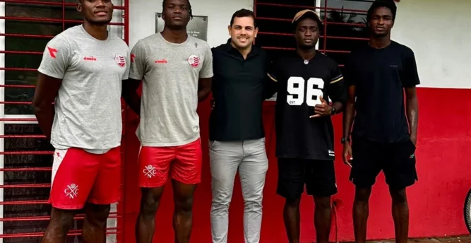 Quatro africanos vão ao Náutico após parceria com o América/PE