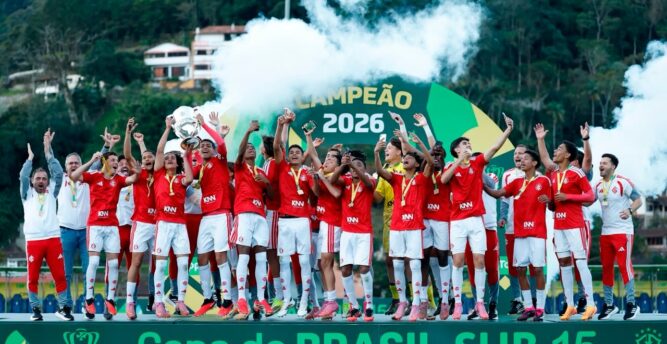 Internacional domina seleção da Copa do Brasil Sub-15