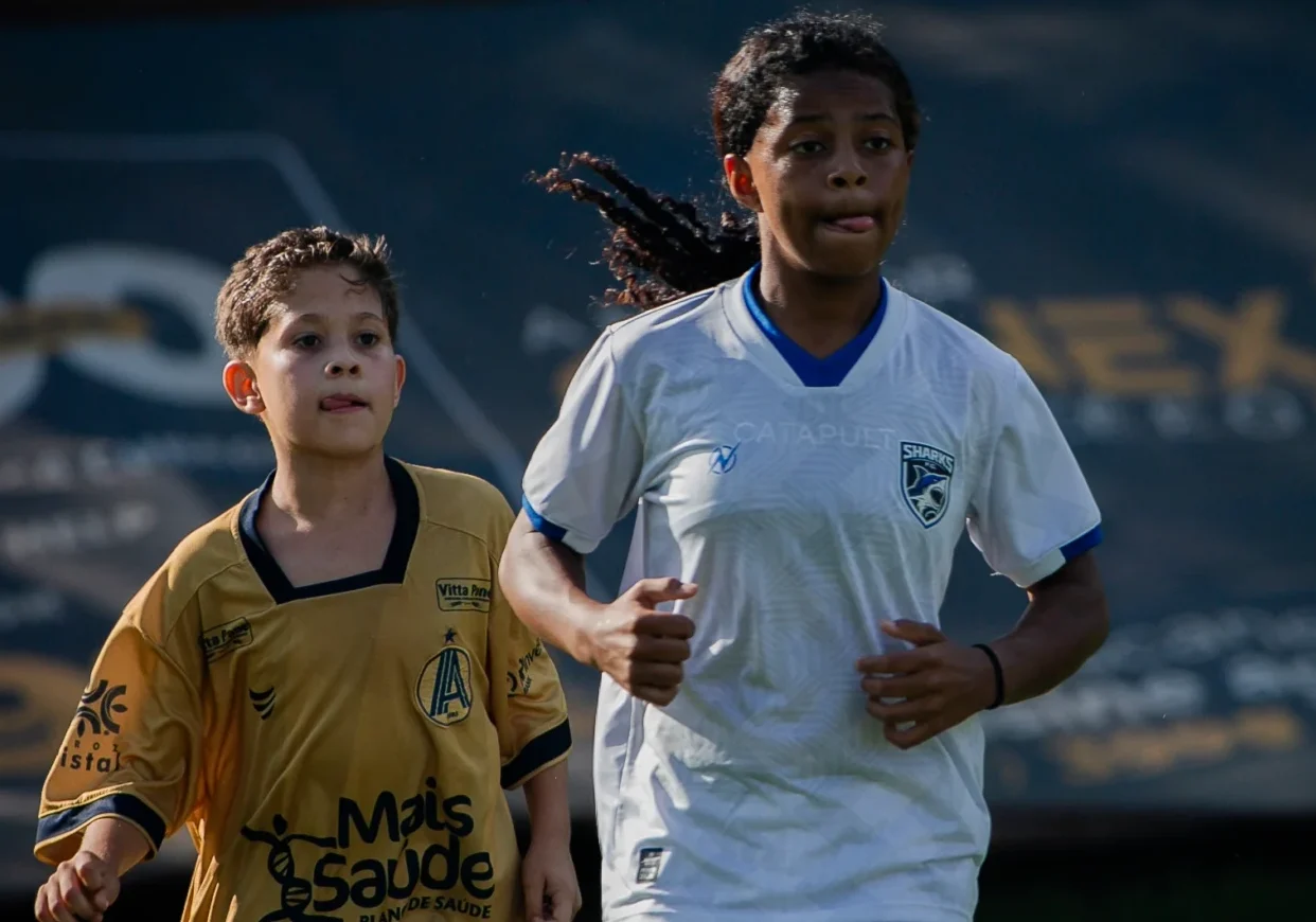 Kamilly Eloá é a artilheira da competição no sub-11 (Foto: Ascom/Sharks FC)
