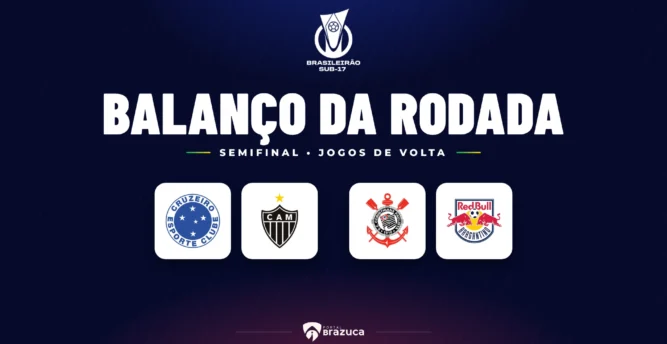 Cruzeiro e Corinthians fazem a final do Brasileiro Sub-17