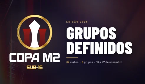 Copa M2 Sub-16 define sedes e grupos; saiba detalhes